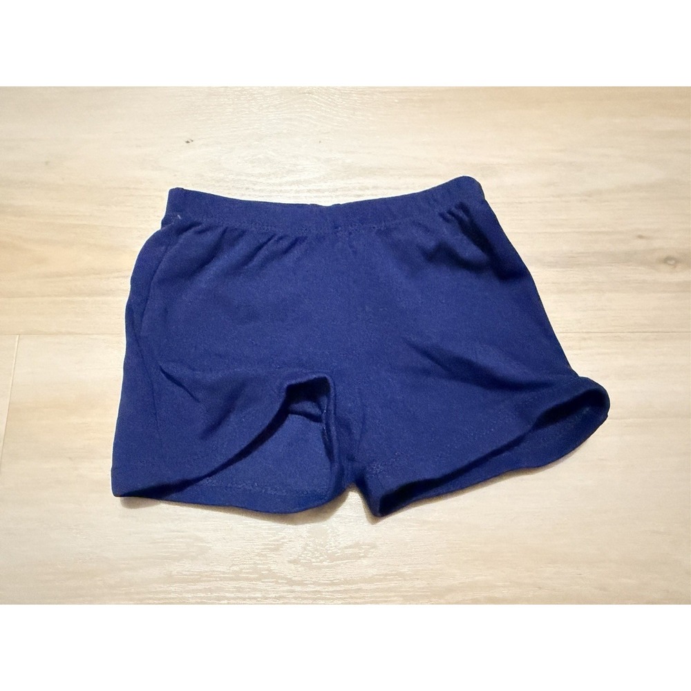 Chasse Girls Spandex Cheer Shorts Size Youth Small In Navy Blue New